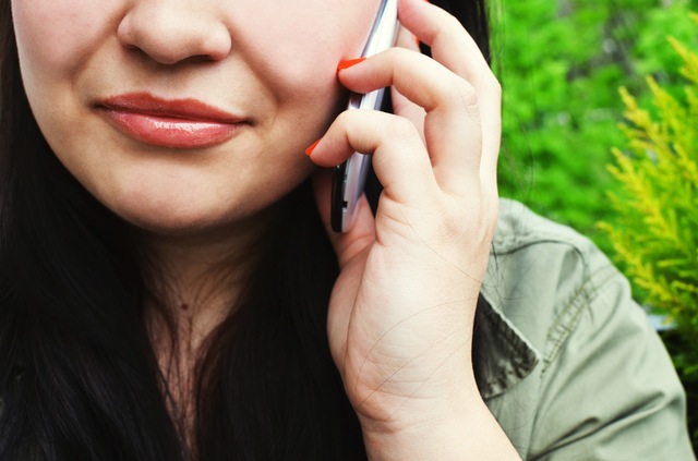 woman calling